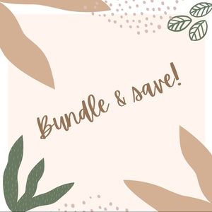 Bundle items and Save!